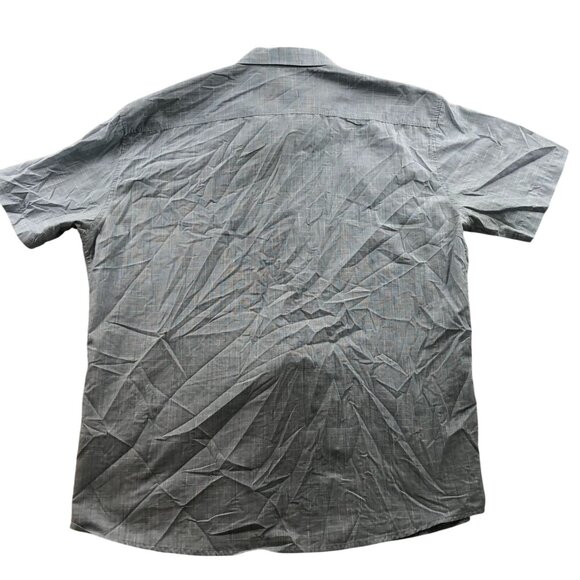 Kühl Men Shirt Size XXL Short Sleeve Button Up Blue Classic Casual Travel Pocket - Picture 2 of 13